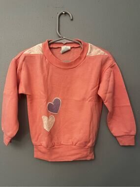 Vintage Garanimals Sweatshirt with Heart Appliqués